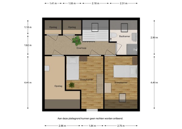 Floorplan - Koninginnestraat 15, 4515 CH IJzendijke